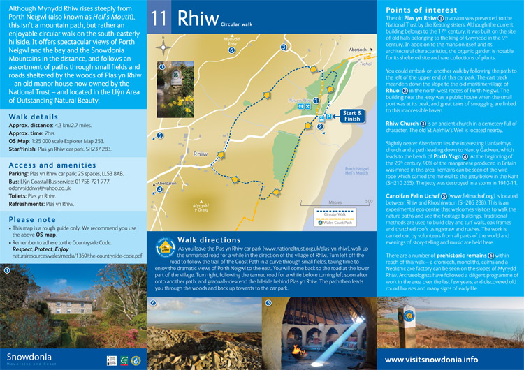 Llwybr Arfordir Rhiw Circular Route